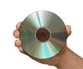 Hand holding DVD Royalty Free Stock Photo