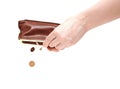 Hand holding empty wallet Royalty Free Stock Photo