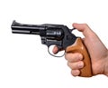 Hand holding gun Royalty Free Stock Photo