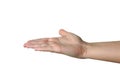 Hand holding invisible object #2 Royalty Free Stock Photo