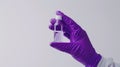The Hand Holding Laboratory Vial.AI generated image Royalty Free Stock Photo
