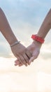 Hand holding lovely story. good memories time Royalty Free Stock Photo