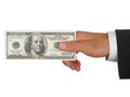 Hand Holding Money Royalty Free Stock Photo