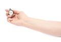 Hand holding old pocket watch Royalty Free Stock Photo