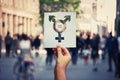 Transgender symbol Royalty Free Stock Photo