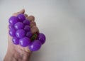 Purple antistress bubbles toy