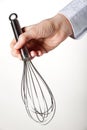 Hand holding whisk