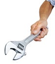 Hand Holding Wrench Tool