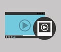 Hand holds digital player photo online