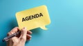 The Agenda Note.AI generated image Royalty Free Stock Photo