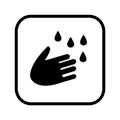 Hand Hygiene - Hand with water and soap