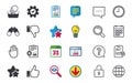 Hand icons. Like and dislike thumb up symbols.