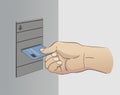 Hand Inserting Card