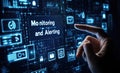 AI-Powered Monitoring & Alerting System Royalty Free Stock Photo