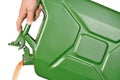 Hand with Jerrycan