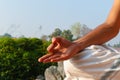 Hand in Jnana Mudra