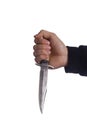 Hand with knife Royalty Free Stock Photo