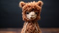 Hand Knitted Alpaca In Medium Brown - Tamron 24mm F28 Di Iii Osd M12 Style