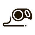 Hand Leash Icon Vector Glyph Illustration