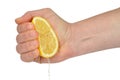 Hand with Lemon