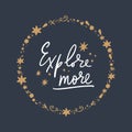 Unique stylish calligraphy design for posters, cards, mugs and other. Vector Illustration, clipart