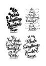 Hand Lettered He Has Made Everything Beautiful In This Time On White Background