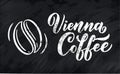 Hand lettering ellement in sketch style for coffee shop or cafe. Hand drawn vintage cartoon design, isolated on background