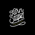 Hand lettering turn stupid things to be good design idea