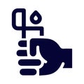 hand, lighter, gas light, smoke light, lighter on hand icon