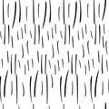 Hand lines seamless pattern, hand-drawn Different lines straight