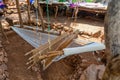 Hand loom in Konso village, Ethiopia