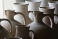 Hand-made ceramics. Royalty Free Stock Photo