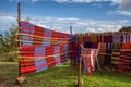 Hand made colorful scarf, Ethiopia