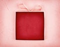 Hand made empty gift box Royalty Free Stock Photo