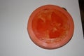 Fragrant red handmade soap red orange