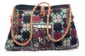 Hand made knitted turkish kilim handbag pattern h