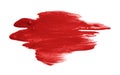 Hand made oil paint brush stroke Royalty Free Stock Photo