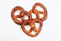 The hand-made pretzel for Octoberfest party