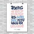 Hand made quotes