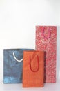 Hand made recycled Paper Carry bags Royalty Free Stock Photo