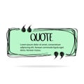 Hand made speech bubble. Quote frame, big set. Freehand text quotes. Empty colored text box templates, quote bubble, quotation