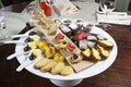 Tray of assorted pastries