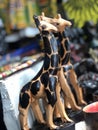 Hand made wooden unity Giraffe