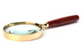 Hand magnifier Royalty Free Stock Photo