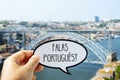 Question do you speak Portuguese? in Portuguese