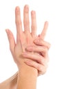 Hand massage Royalty Free Stock Photo