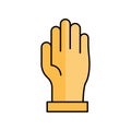Hand massage Isolated Vector icon which can easily modify or edit Royalty Free Stock Photo