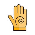 Hand massage Isolated Vector icon which can easily modify or edit Royalty Free Stock Photo