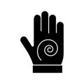 Hand massage Isolated Vector icon which can easily modify or edit Royalty Free Stock Photo