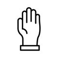 Hand massage Isolated Vector icon which can easily modify or edit Royalty Free Stock Photo
